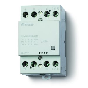 DIN-rail contactor 4 x NO 230 VAC 40 A
