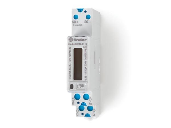 MID certified Single-phase Bi-directional energy meter 5(40) A with S0 pulse output - Image 2
