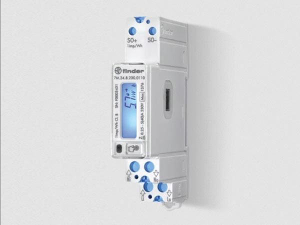 MID certified Single-phase Bi-directional energy meter 5(40) A with S0 pulse output