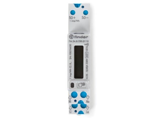 MID certified Single-phase Bi-directional energy meter 5(40) A with S0 pulse output - Image 3