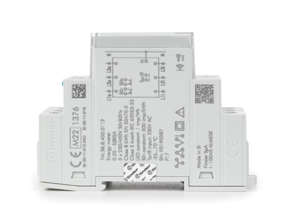 MID certified Single- or Three-phase Bi-directional energy meter 5(80) A with two S0 pulse outputs - Image 6