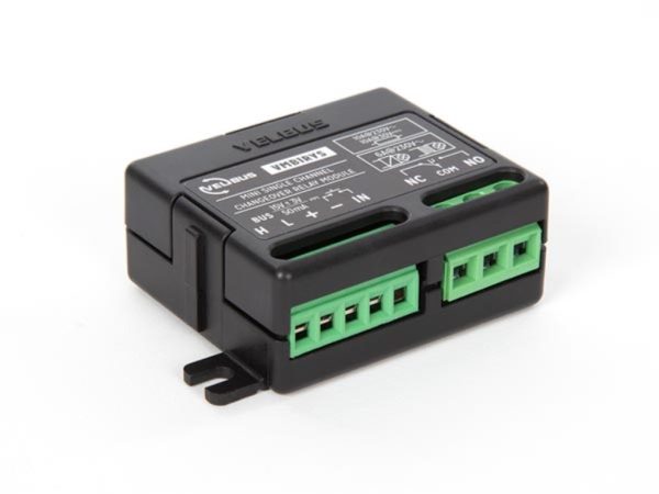 Mini Single Channel Changeover Relay Module (for Standalone and Velbus Operation)