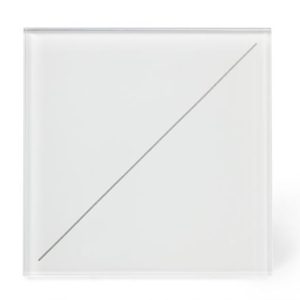 Edge Lit control module with 2 touch keys (White Edition)