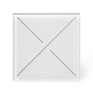 Edge Lit control module with 4 touch keys (White Edition)