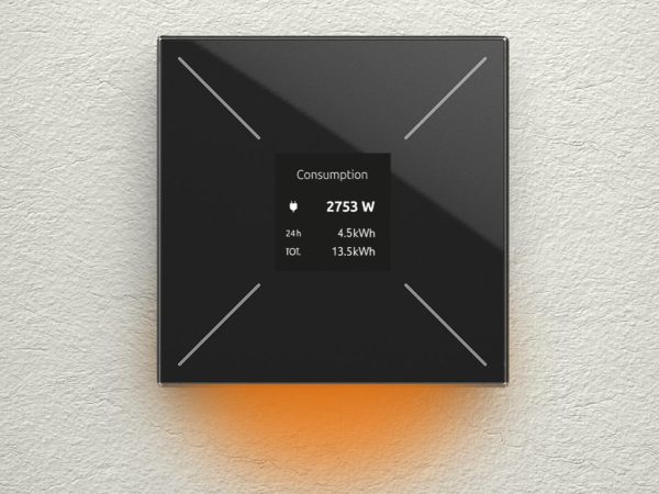 Edge Lit control module with OLED display and temperature controller (Black Edition) - Image 5