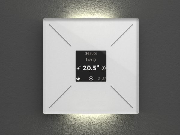 Edge Lit control module with OLED display and temperature controller (White Edition) - Image 4