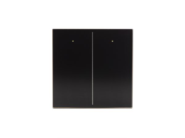 Glass Panel control module with 2 touch keys (Black Edition)