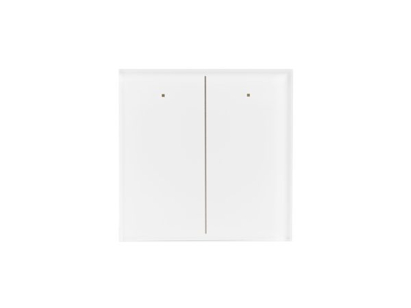 Glass Panel control module with 2 touch keys (White Edition)