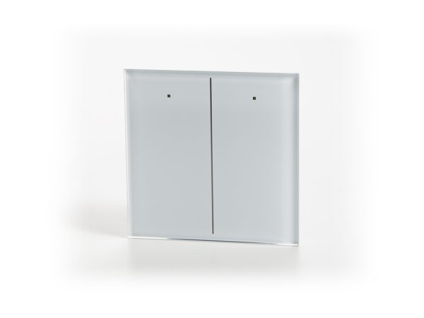 Glass Panel control module with 2 touch keys (White Edition) - Image 2