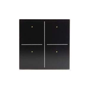 Glass Panel control module with 4 touch keys (Black Edition)