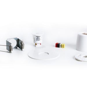Indoor mini motion and twilight sensor for recessed or surface mounting